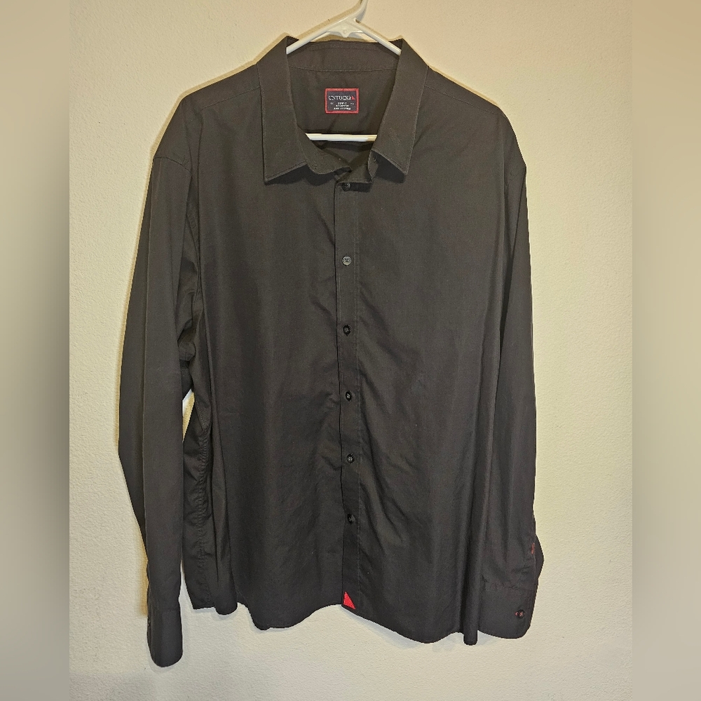 Untuckit Black Button Down Longsleeve Shirt - XXXLC
